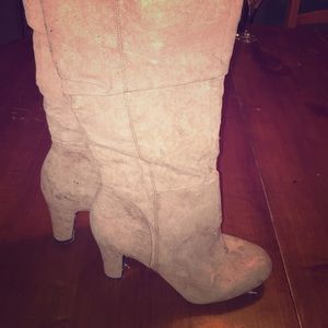 Jessica Simpson Tan Suede Boots